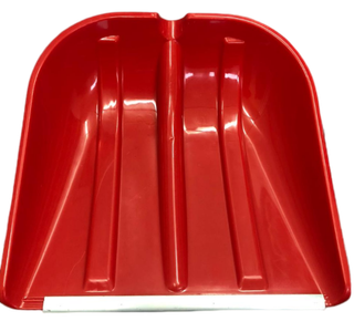 ЛОПАТА снегоуборочная красная (490х400 мм)