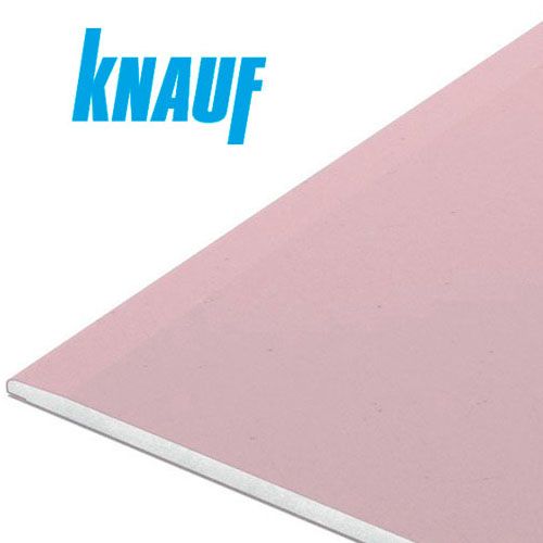 Гипсокартон огнеупорный «KNAUF» (12,5 мм)