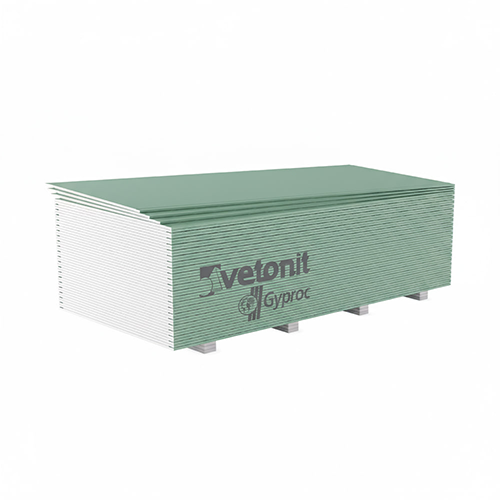 Гипсокартон Vetonit Gyproc влагостойкий потолочный (9,5 мм)
