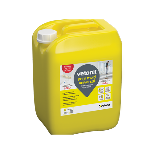Грунтовка универсальная укрепляющая Vetonit Prim Multi Universal