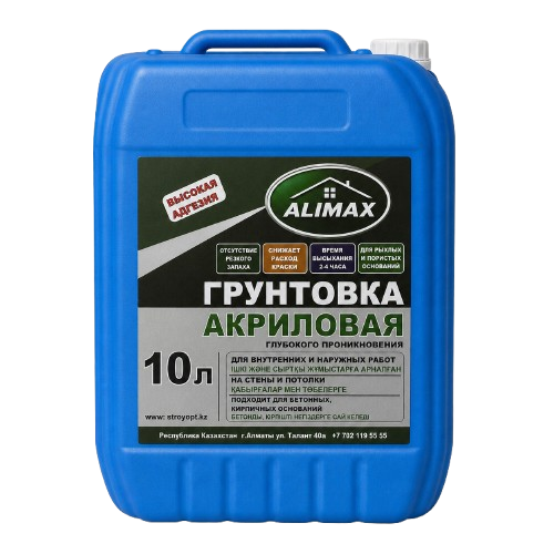 Грунтовка акриловая Alimax 10 л