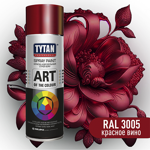 TYTAN Краска аэрозольная, фиолетово красная 400 мл