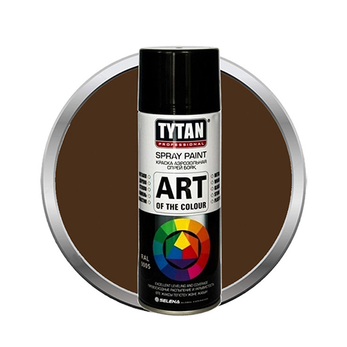 TYTAN Краска аэрозольная, коричневая , 400 мл