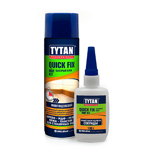 Двухкомпонентный клей TYTAN Professional Quick Fix GW 400 мл / 100 г