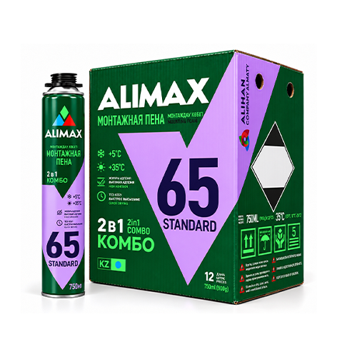 Профессиональная монтажная пена Alimax Standard, 750 мл