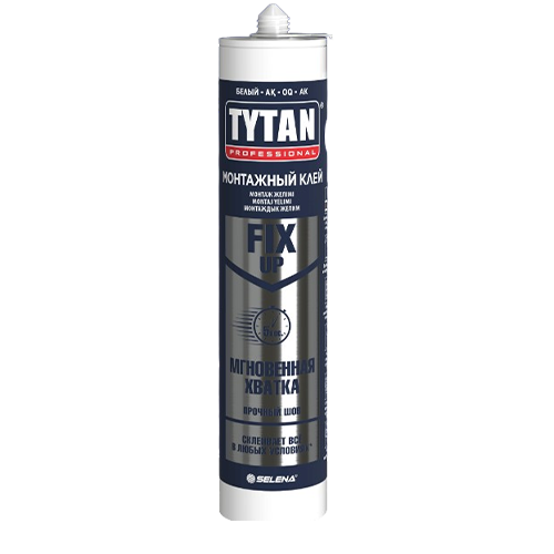 Tytan FIX UP – универсальный гибридный монтажный клей 290 мл, белый