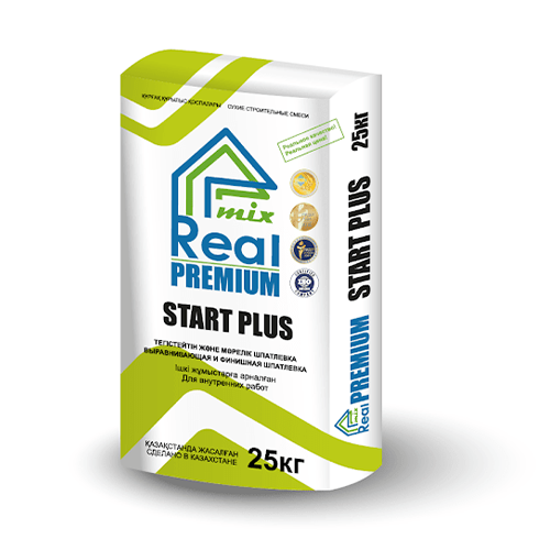 Шпатлёвка Real Mix Start Plus 25 кг (2в1)