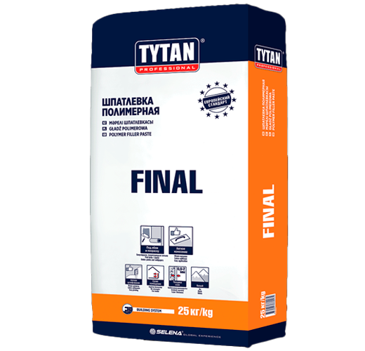 TYTAN FINAL Шпатлевка полимерная 25 кг