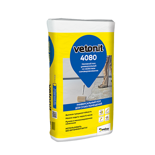 Weber.Vetonit Наливной пол 4080