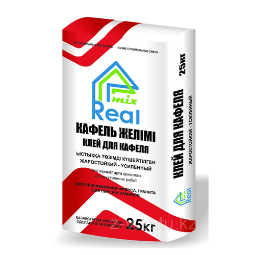 Жаростойкий усиленный клей Real Mix