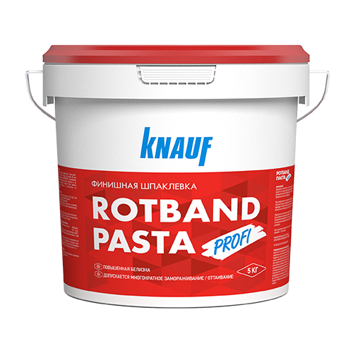 Шпаклёвка суперфинишная Knauf Ротбанд Паста 5 кг