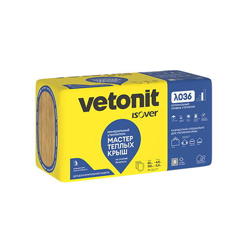 Vetonit ISOVER Мастер Теплых Крыш