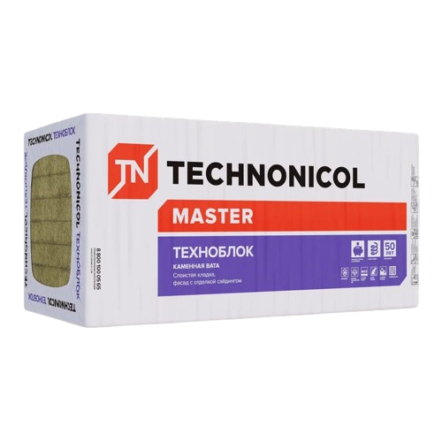 Минплита TECHNONICOL Техноблок Стандарт 50 мм , 5,76 м 2